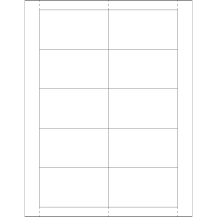 2 x 3 <span class='fraction'>1/2</span>" Vinyl Envelope Insert Cards