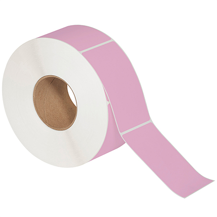 3 x 5" Pink Thermal Transfer Labels